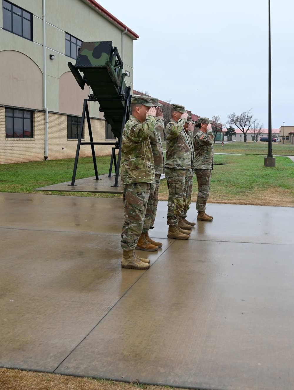 Lt. Gen. Milford H. Beagle, visits Air Defense Artillery Patriot Training GIF