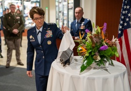 Col. Zachary Hall enshrined on USTRANSCOM memorial wall