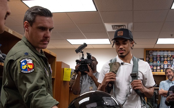 149th FW Hosts Spurs' Tre Jones