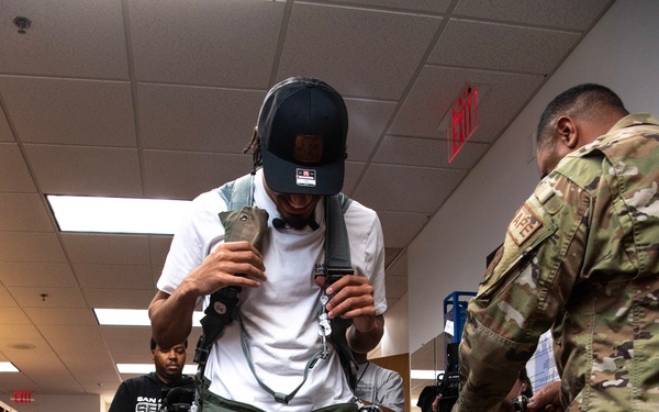 149th FW Hosts Spurs' Tre Jones