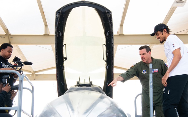 149th FW Hosts Spurs' Tre Jones