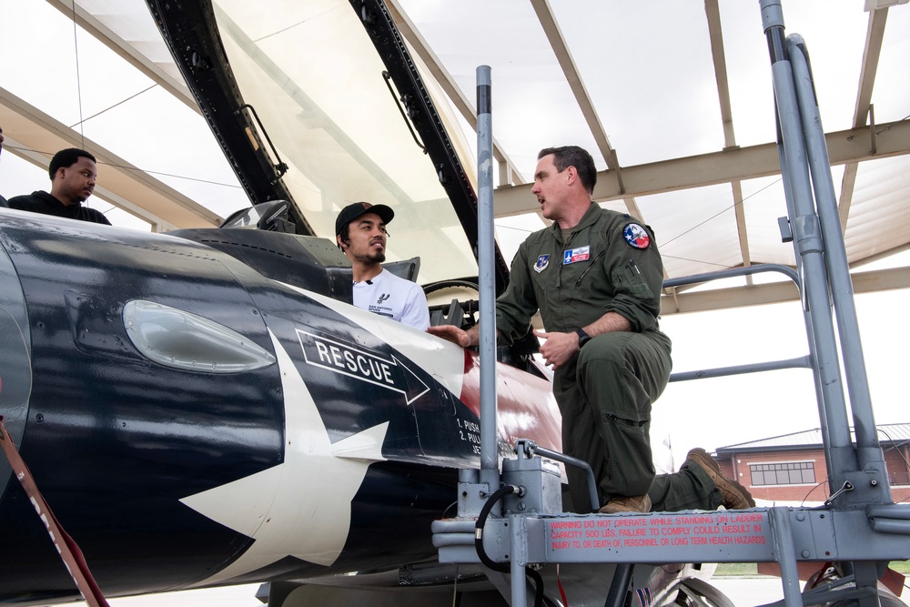 149th FW Hosts Spurs' Tre Jones