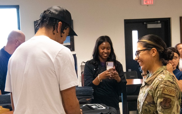 149th FW Hosts Spurs' Tre Jones