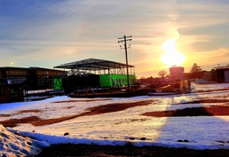 March 2023 construction operations of $11.96 million transient training brigade headquarters at Fort McCoy