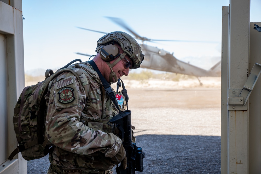 943d Security Forces integrate training with combat search and rescue mission