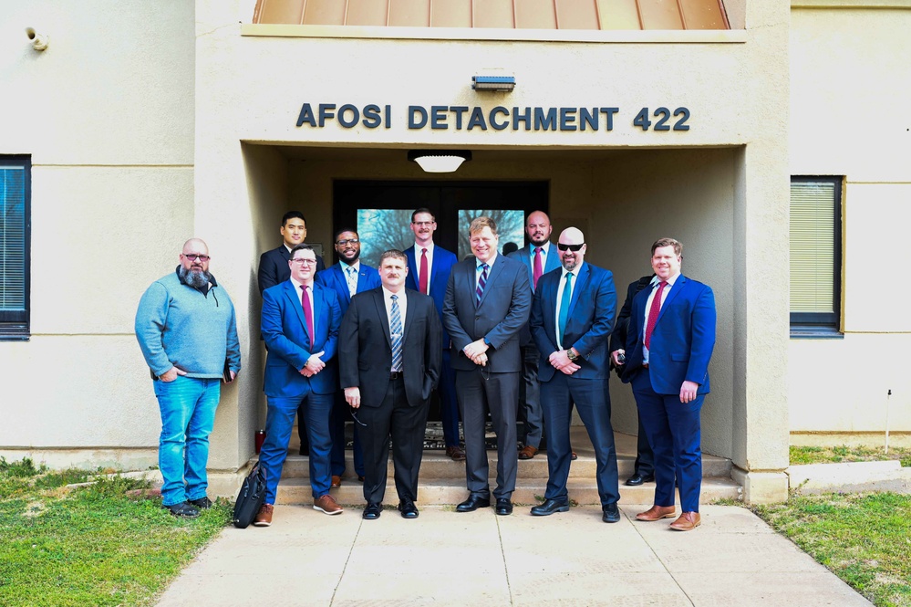 OKC FBI visits AAFB OSI