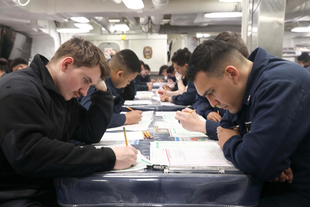 DVIDS - Images - USS Milius Sailors Participate in Navy-Wide ...