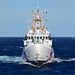 USCGC Heriberto Hernandez (WPC 1114) steams alongside USCGC Spencer (WMEC 905)