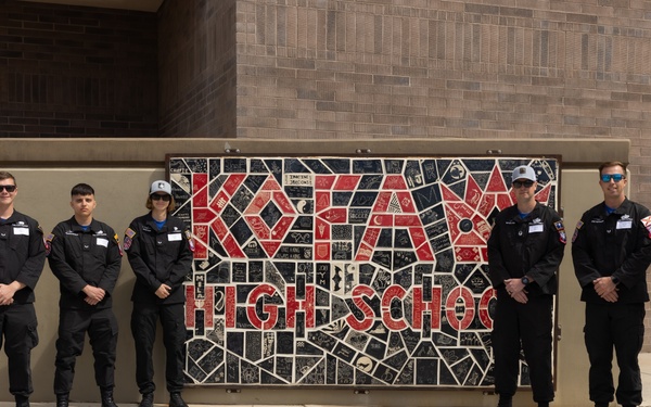 USAF F-35A Lightning II Demonstration Team visits Kofa High School