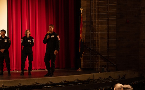 USAF F-35A Lightning II Demonstration Team visits Kofa High School
