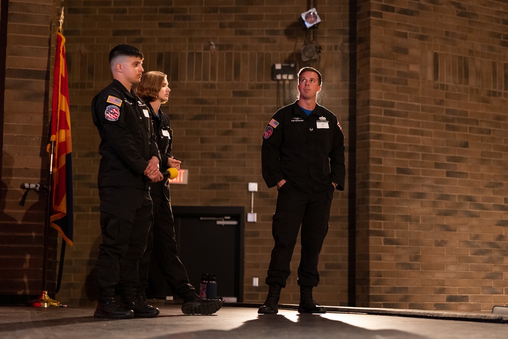 USAF F-35A Lightning II Demonstration Team visits Kofa High School