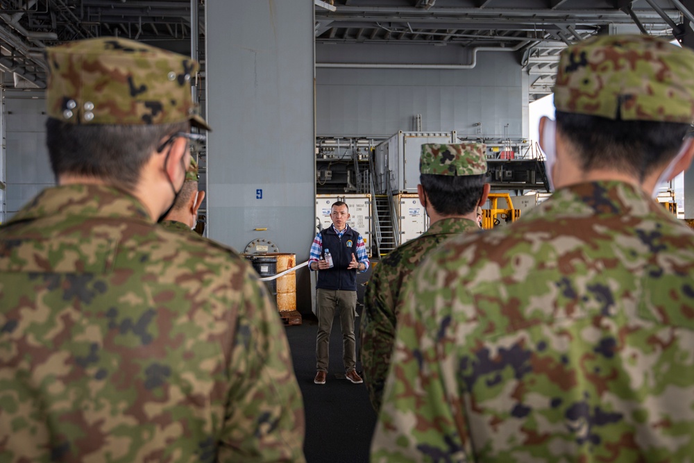 JGSDF Tour USS Miguel Keith