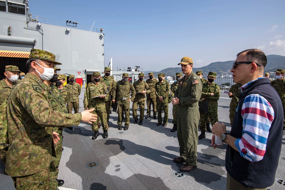 JGSDF Tour USS Miguel Keith