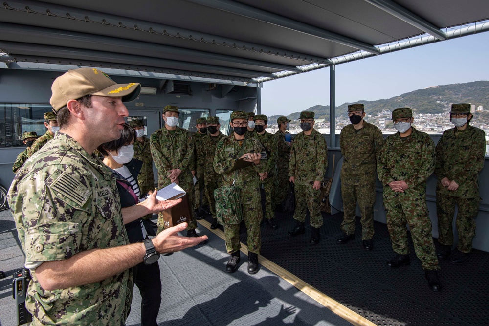 JGSDF Tour USS Miguel Keith