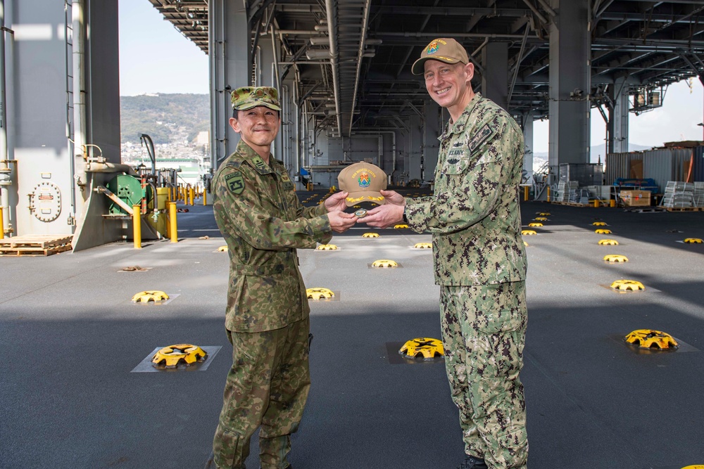 JGSDF Tour USS Miguel Keith