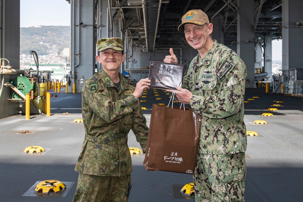 JGSDF Tour USS Miguel Keith