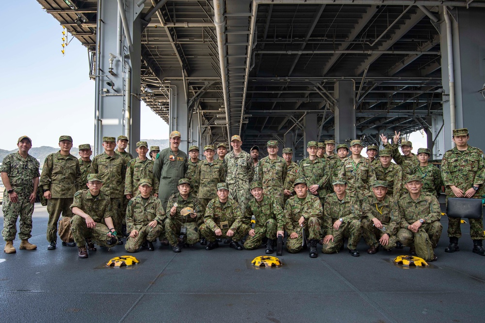 JGSDF Tour USS Miguel Keith