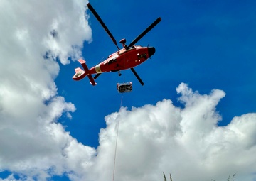 U.S. Coast Guard, Guam Fire Department conduct rescue hoist training in Guam