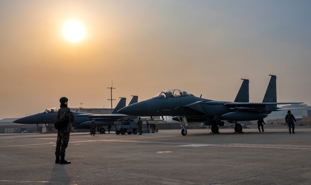 U.S. and ROK fly together as Buddy Squadrons