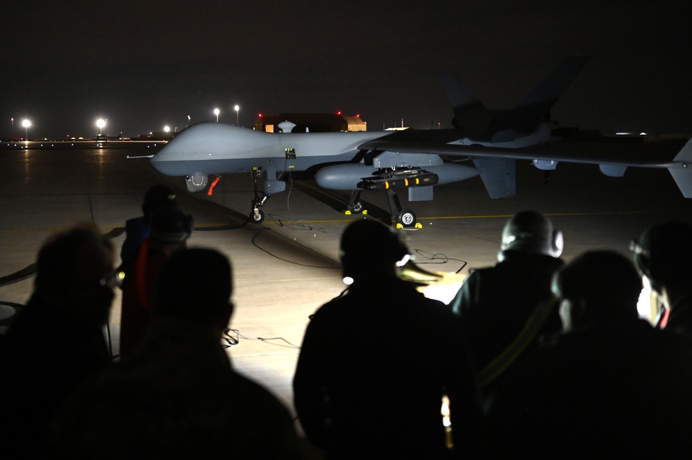 Rescue Aircraft completes operational refueling, rearming of MQ-9 Reaper