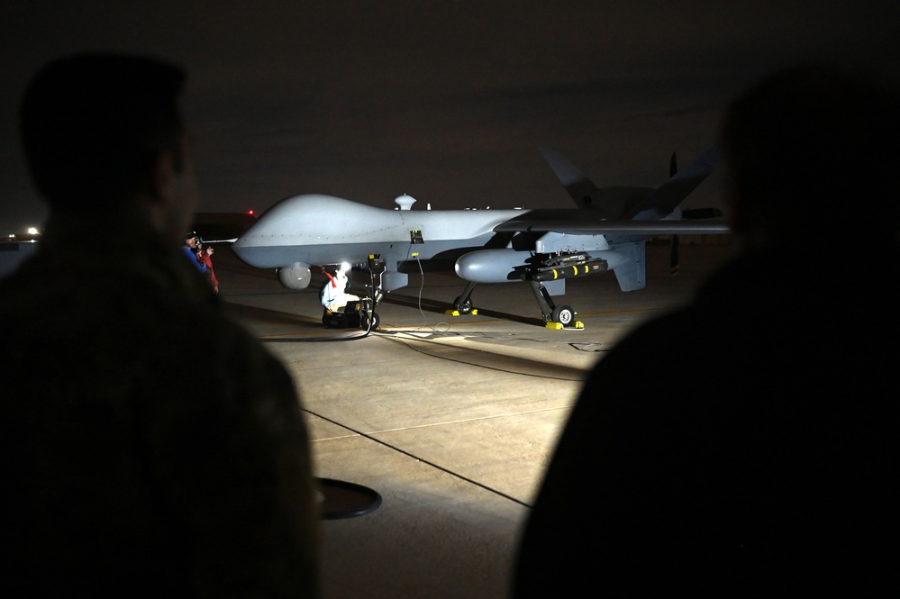 Rescue Aircraft completes operational refueling, rearming of MQ-9 Reaper