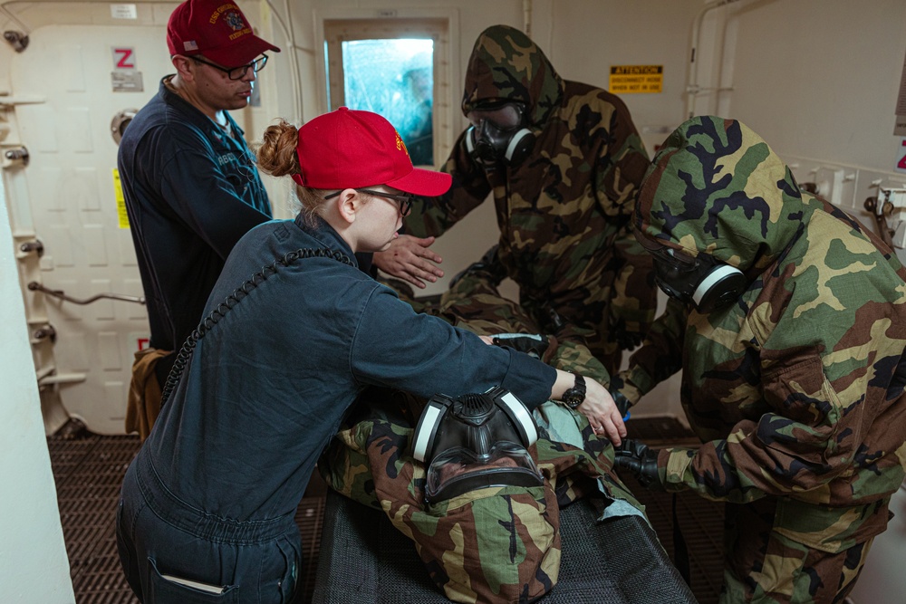 31st MEU Conducts CBRN Training