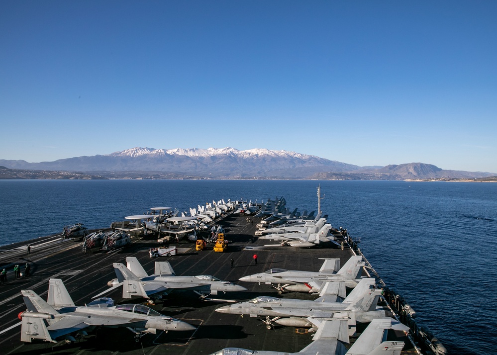 Daily Operations Aboard USS George H.W. Bush (CVN 77)