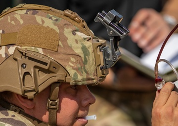 Coalition Forces conduct a casualty evacuation exercise