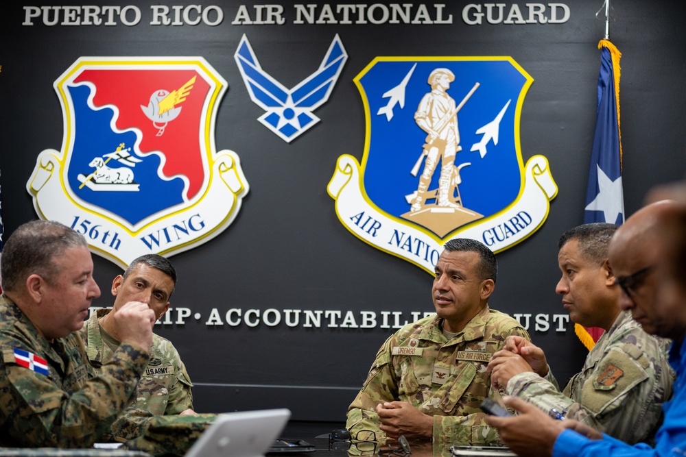 State Partnership Program Dominican Republic visits the 156th Wing