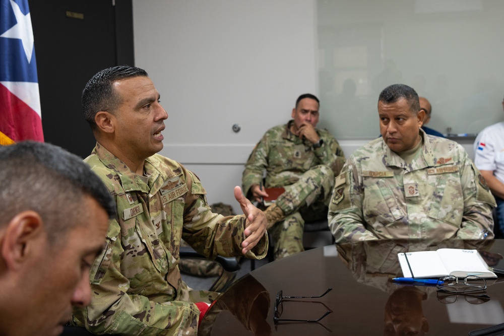 State Partnership Program Dominican Republic visits the 156th Wing