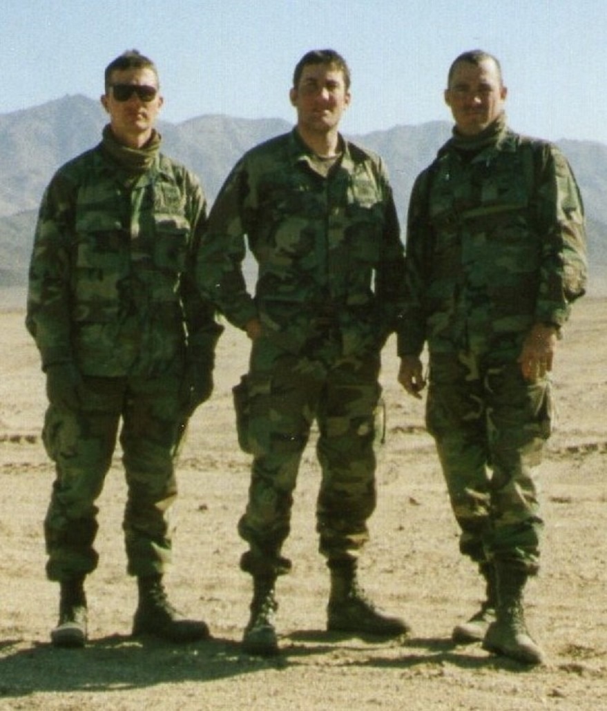 Majeski and fellow soldiers