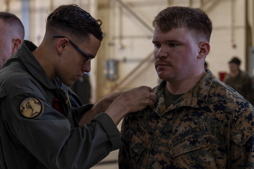 Harrier maintainers with VMA-231 advance their careers