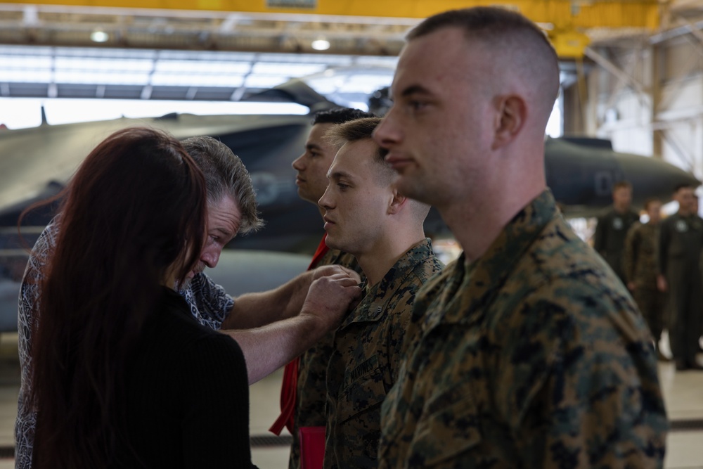 Harrier maintainers with VMA-231 advance their careers