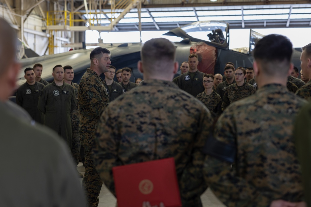 Harrier maintainers with VMA-231 advance their careers