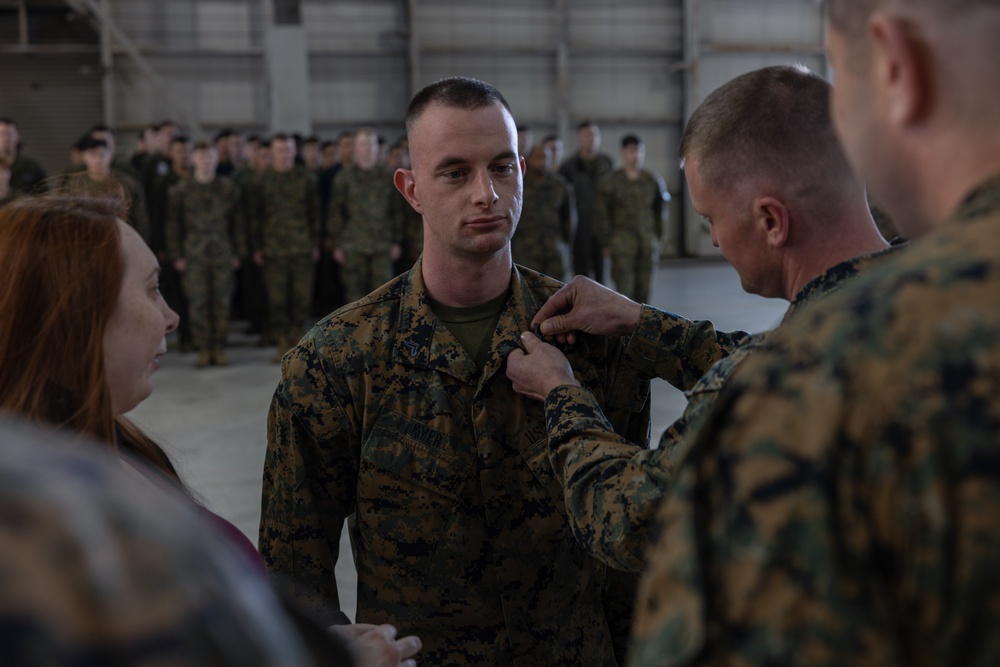 Harrier maintainers with VMA-231 advance their careers