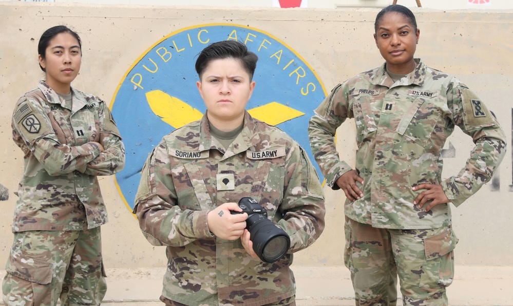 Deployed all-female public affairs team