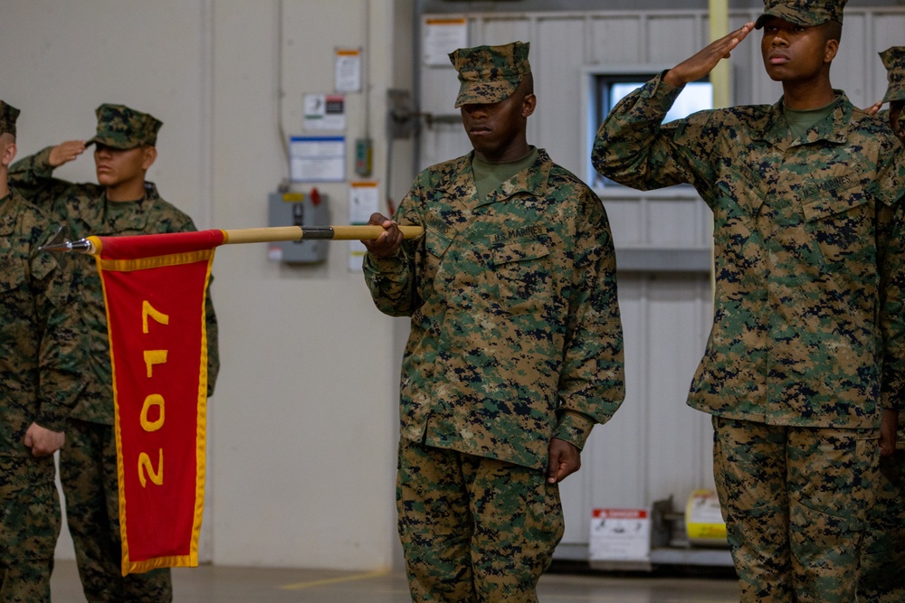 Charlotte native graduate as honor graduate for platoon 2017, Golf Company, Marine Corps Recruit Depot Parris Island