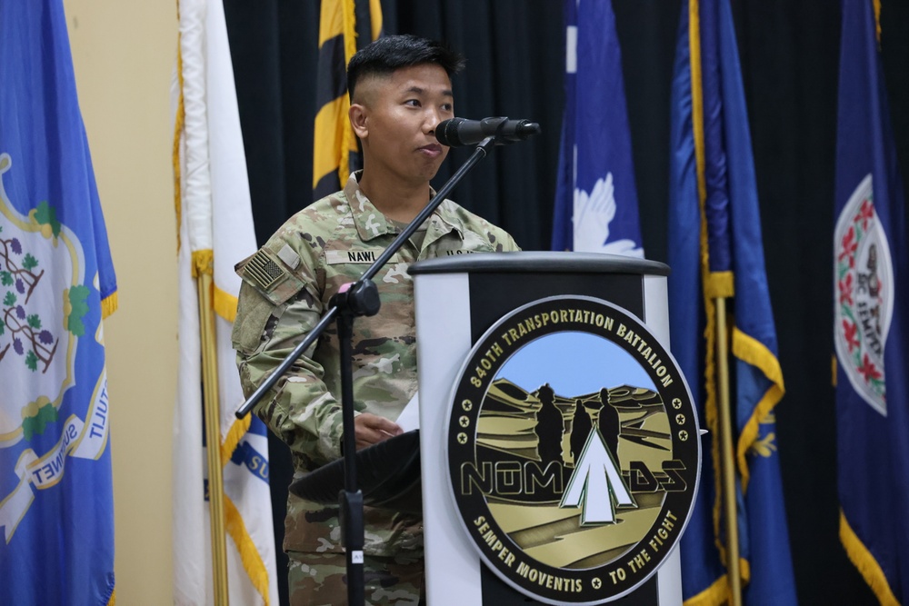 840th Transportation Battalion Change of Command Ceremony, March, 2023