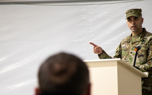 4th DSB Rough Riders Hand Over Responsibilities