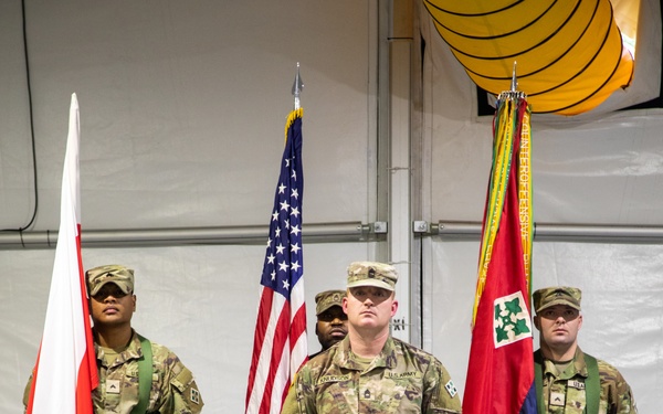 4th DSB Rough Riders Hand Over Responsibilities