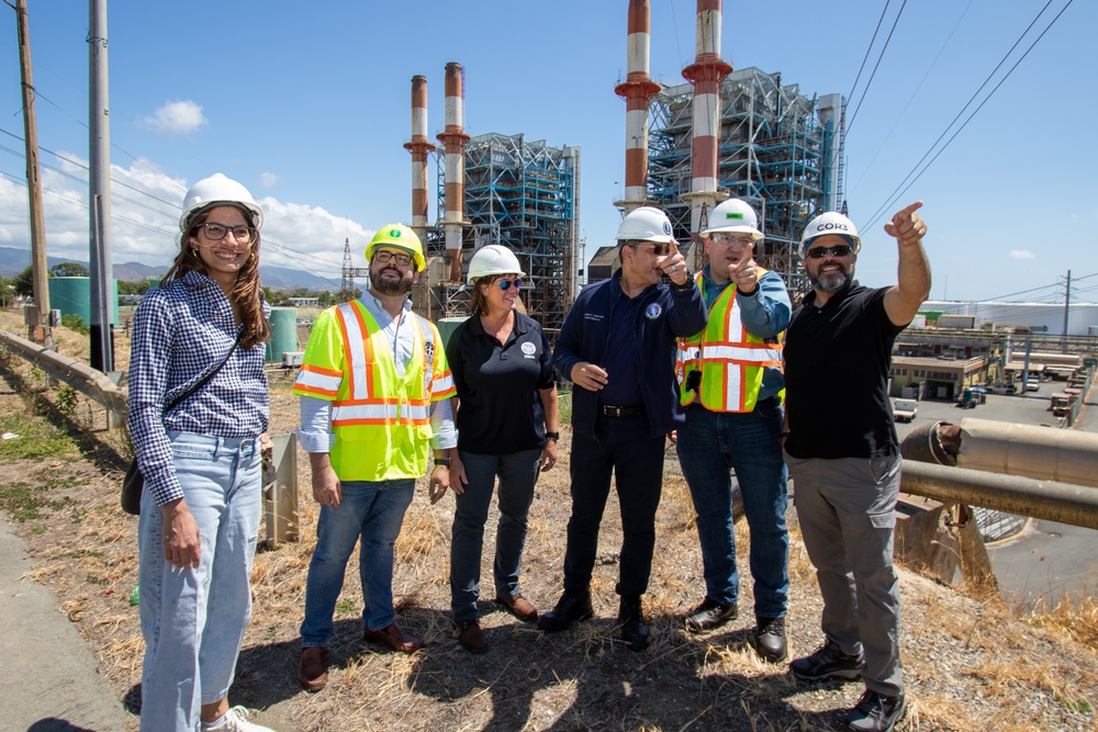 FEMA Officials visit Aguirre Combined Cycle Plant in Puerto Rico