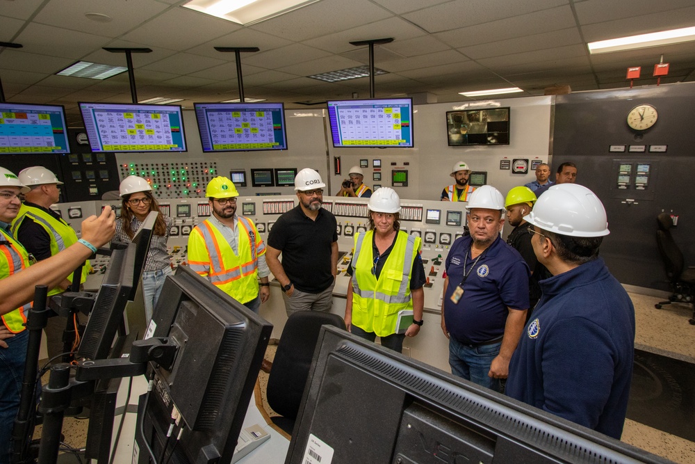 FEMA Officials visit Aguirre Combined Cycle Plant in Puerto Rico