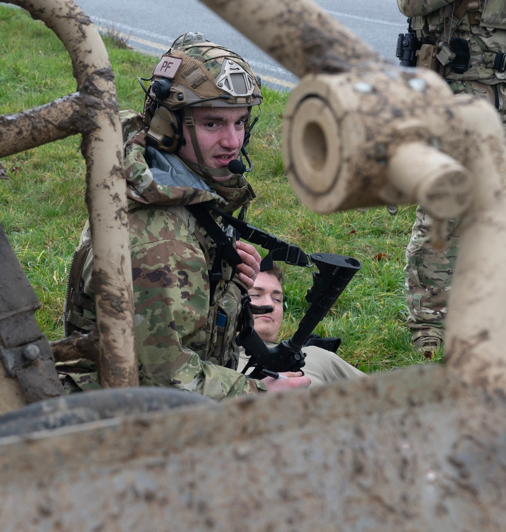 435th CRS practice life-saving skills during Agile Bison 23-1