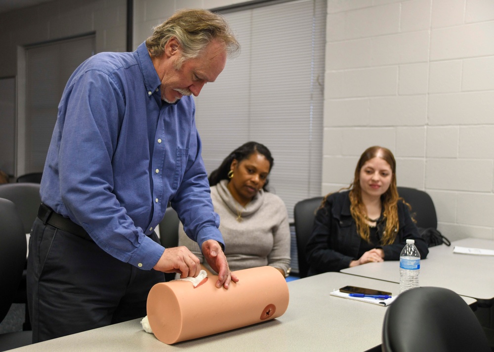 &quot;Stop the Bleed&quot; Instructors visit Coastal Carolina Community College