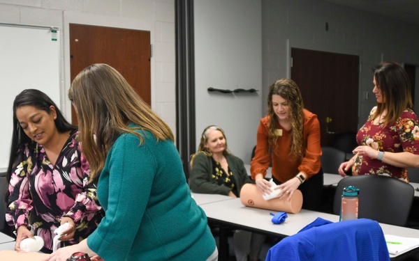 "Stop the Bleed" Instructors visit Coastal Carolina Community College