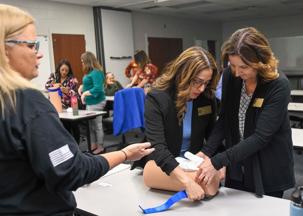 &quot;Stop the Bleed&quot; Instructors visit Coastal Carolina Community College