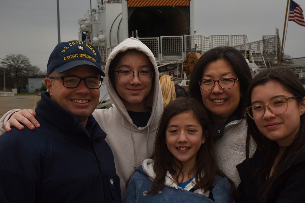 USCGC Spencer returns to Portsmouth after an 88-day African patrol