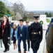 High School Students from the United States Senate Youth Program Participate in a Public Wreath-Laying Ceremony at the Tomb of the Unknown Soldier