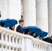 High School Students from the United States Senate Youth Program Participate in a Public Wreath-Laying Ceremony at the Tomb of the Unknown Soldier