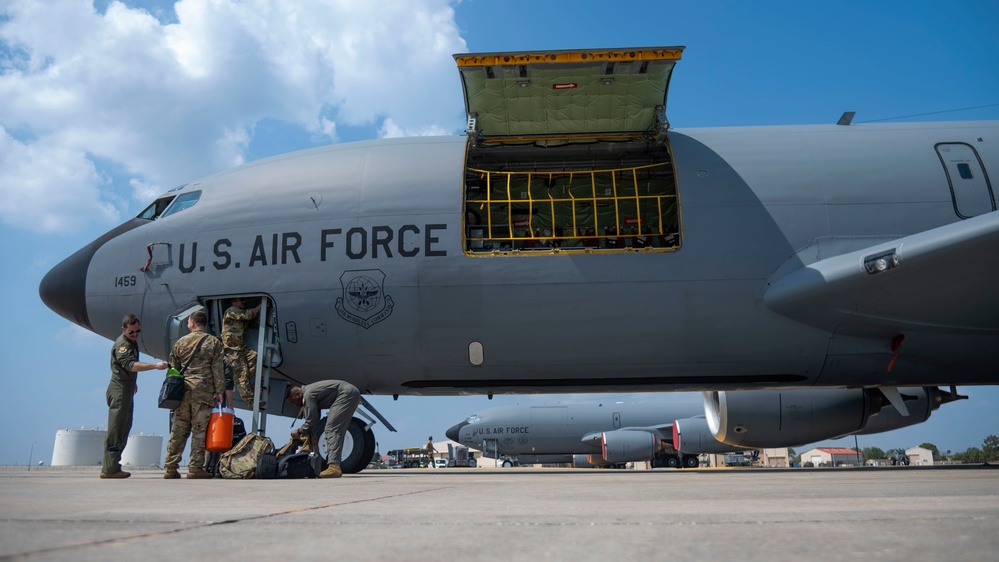 Expanding global reach - MacDill refueling squadrons execute aerial refueling missions